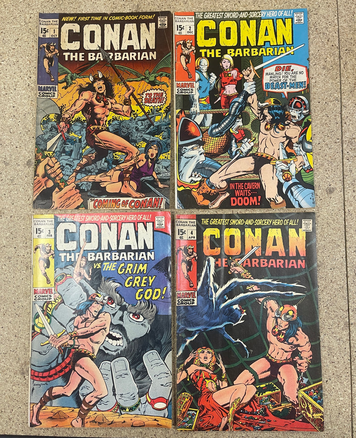 Conan The Barbarian #1-7 1st Conan