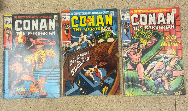 Conan The Barbarian #1-7 1st Conan