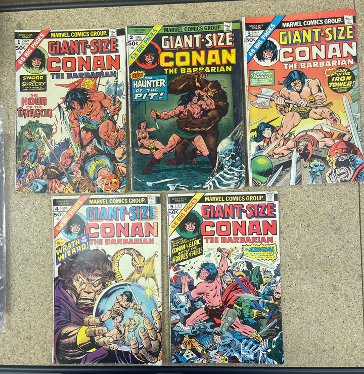 Giant Size Conan #1-5