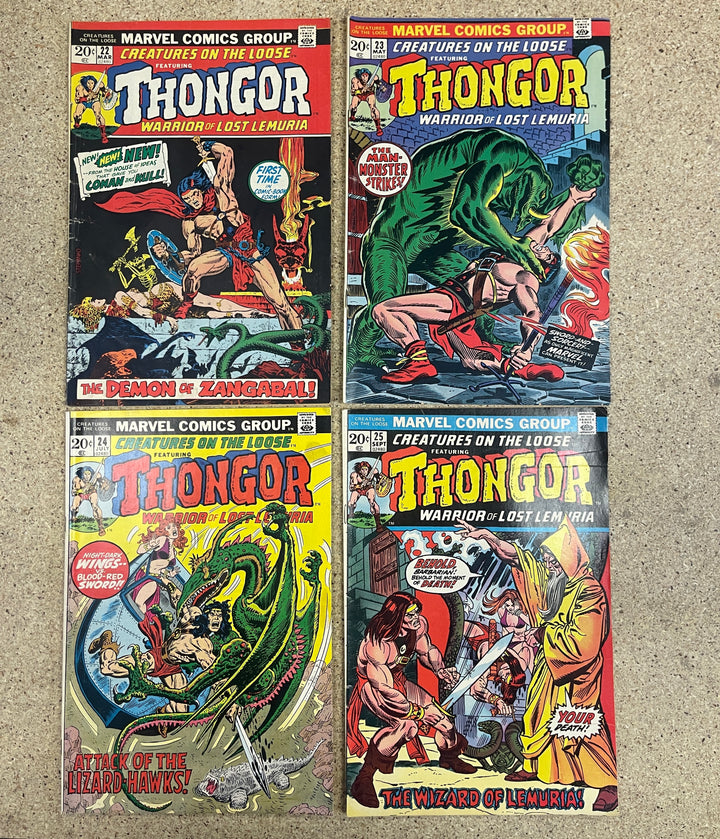 Creatures on the Loose #22-29 Thongor