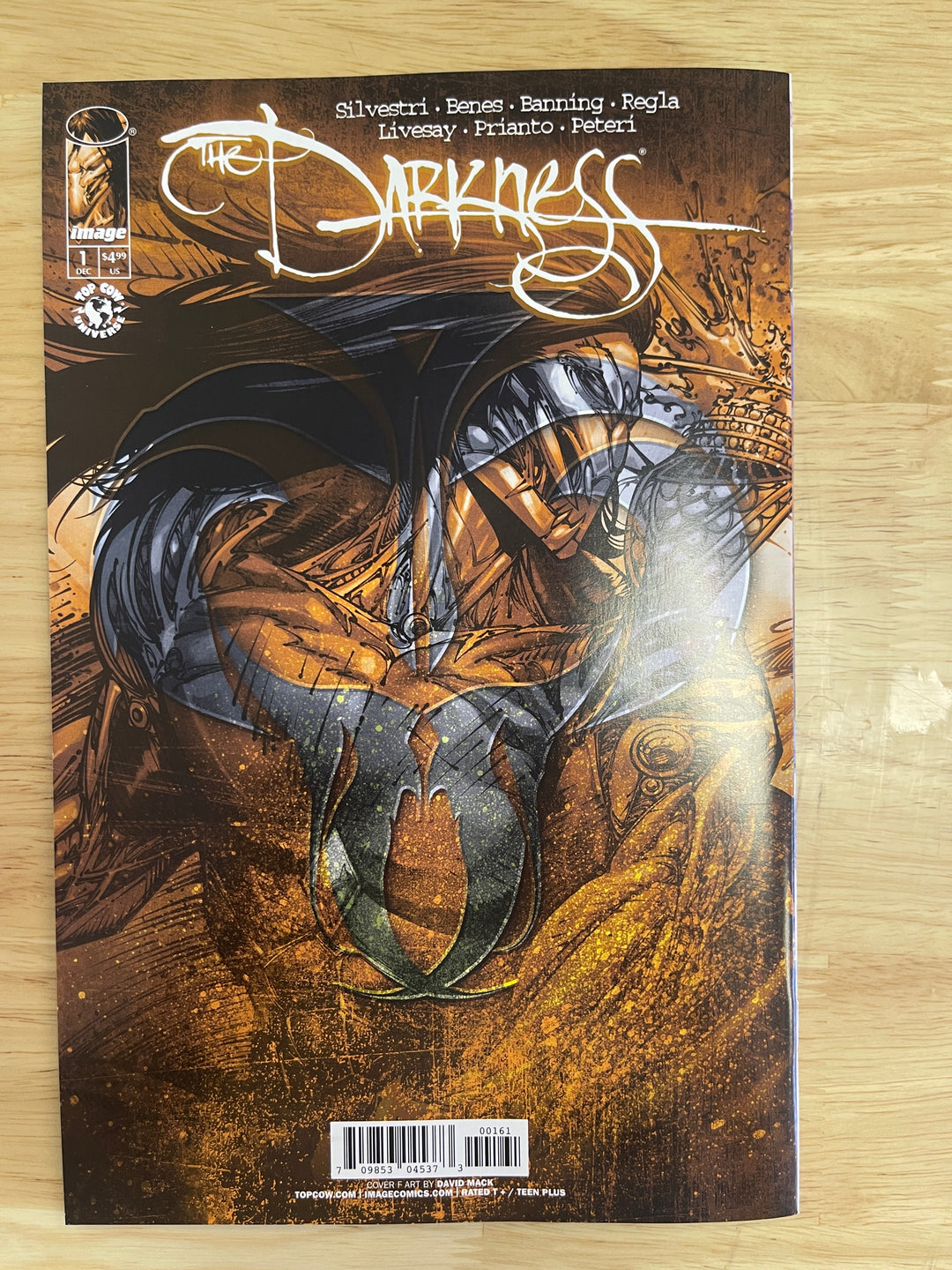 Darkness (2025) #1 Cover F 1 in 25 David Mack Full Art Variant