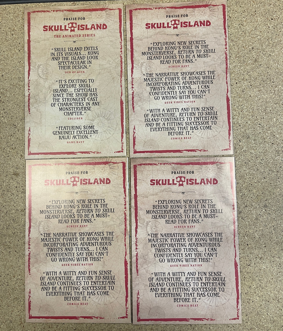 Return to Skull Island #1-4