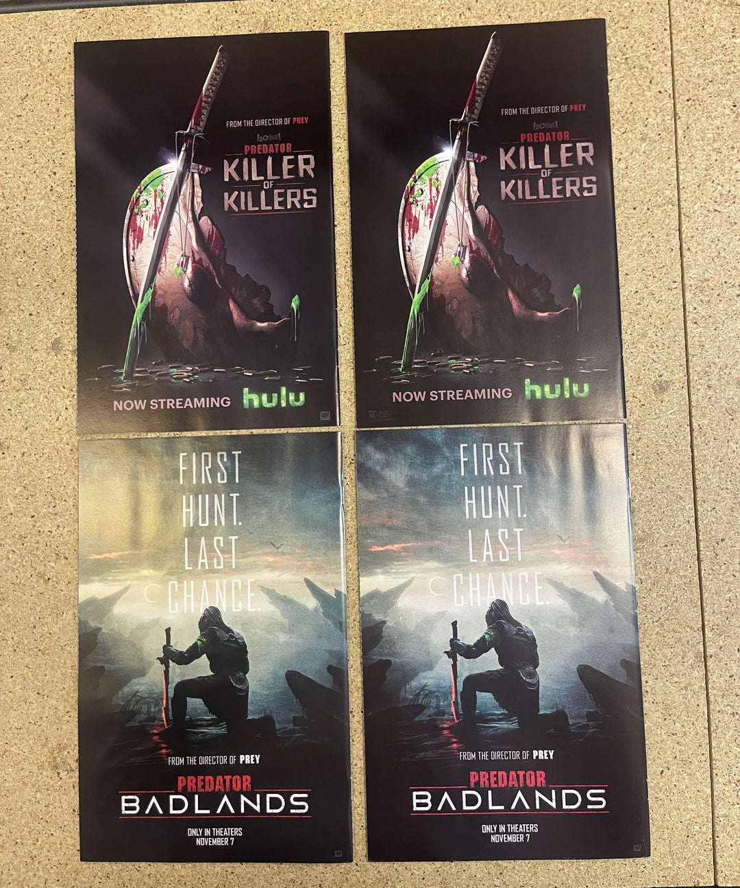 Predator Black White and Blood #1-4