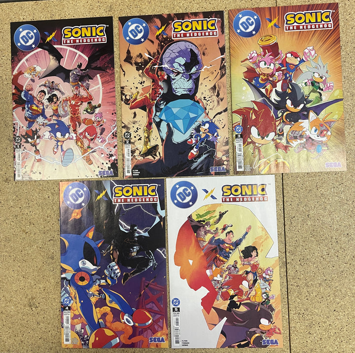 Sonic the Hedgehog vs. DC Universe #1-5