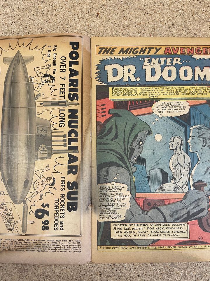 Avengers #25 Dr Doom