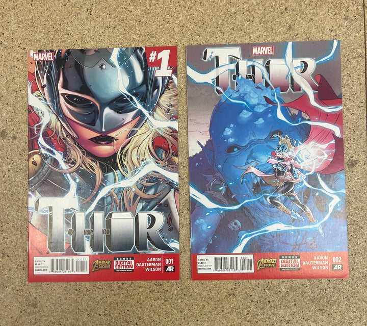 Thor #1-2 1st Jane Foster as Thor