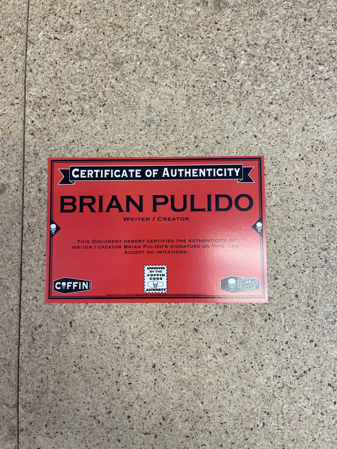 Lady Death Malevolent Decimation  #2 Premium Foil Edition Brian Pulido Autograph