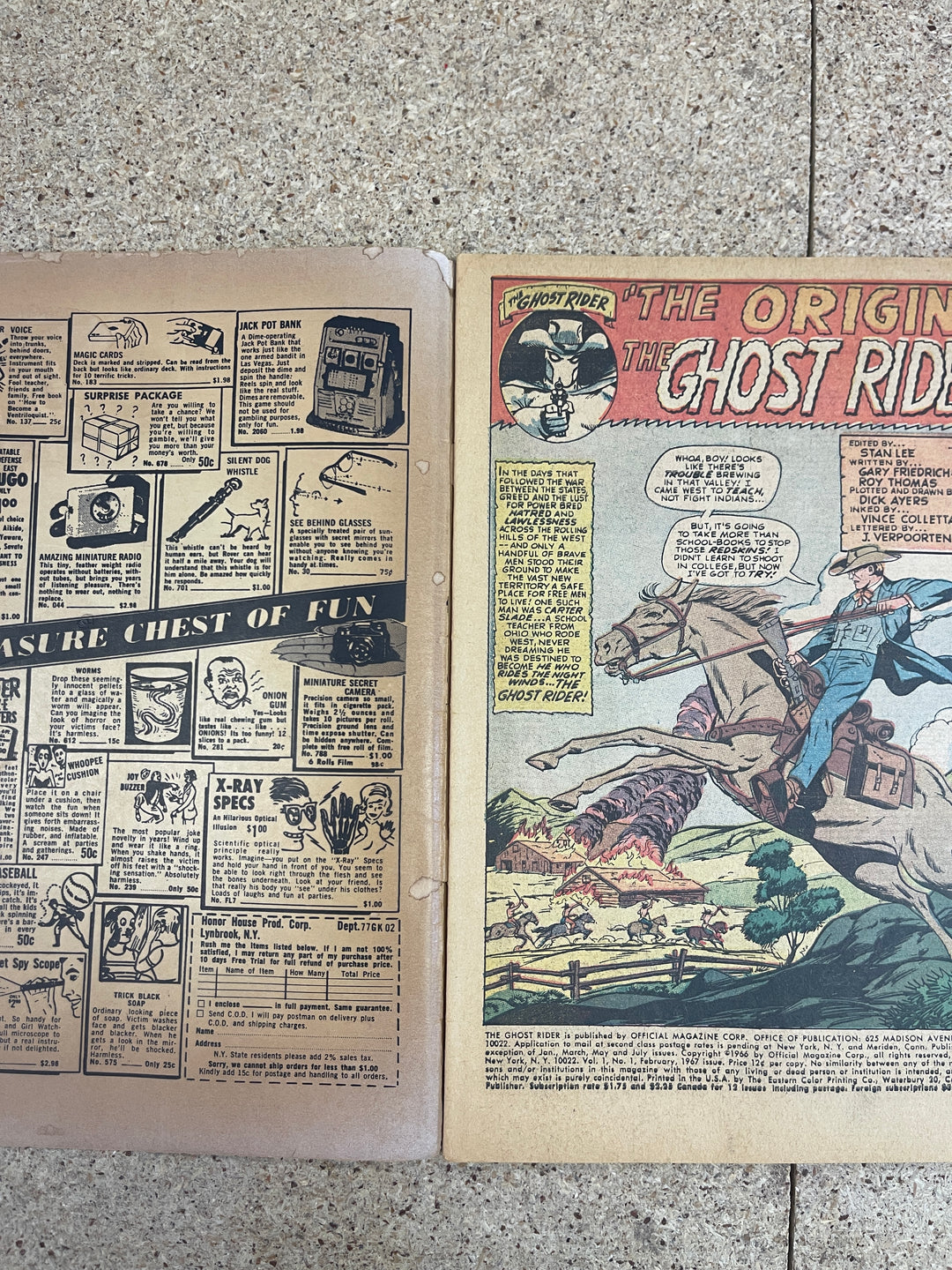 Ghost Rider #1-7 Low Grade Set