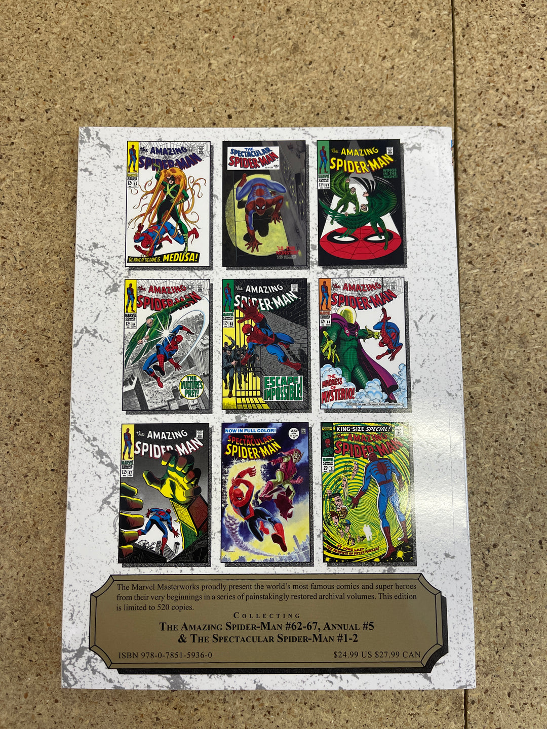 Amazing Spiderman #44 Marvel Masterworks TPB