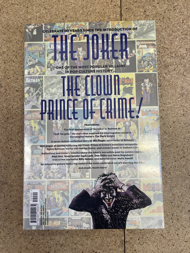 The Joker #1 80 Years of the Clown Prince of Crime Deluxe Edition HC
