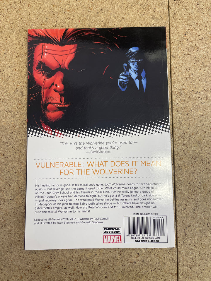 Wolverine #1 Three Months to Die TPB Used