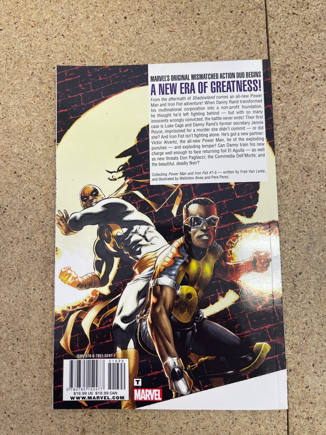 Power Man and Iron Fist #1 The Comedy of Death TPB Used