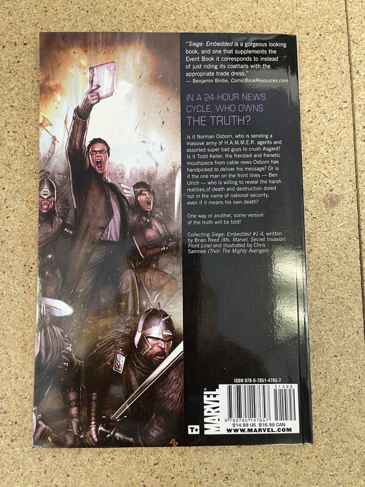 Siege Embedded #1 TPB Used
