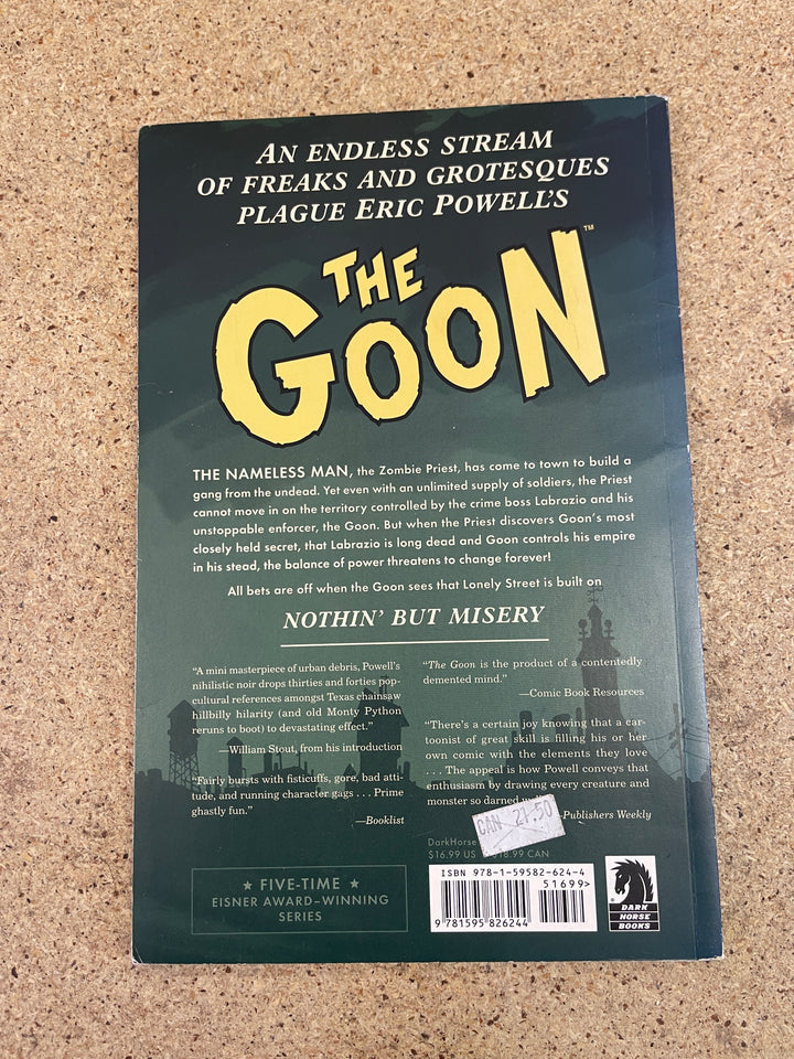 The Goon #1 Nothin But Misery TPB Used