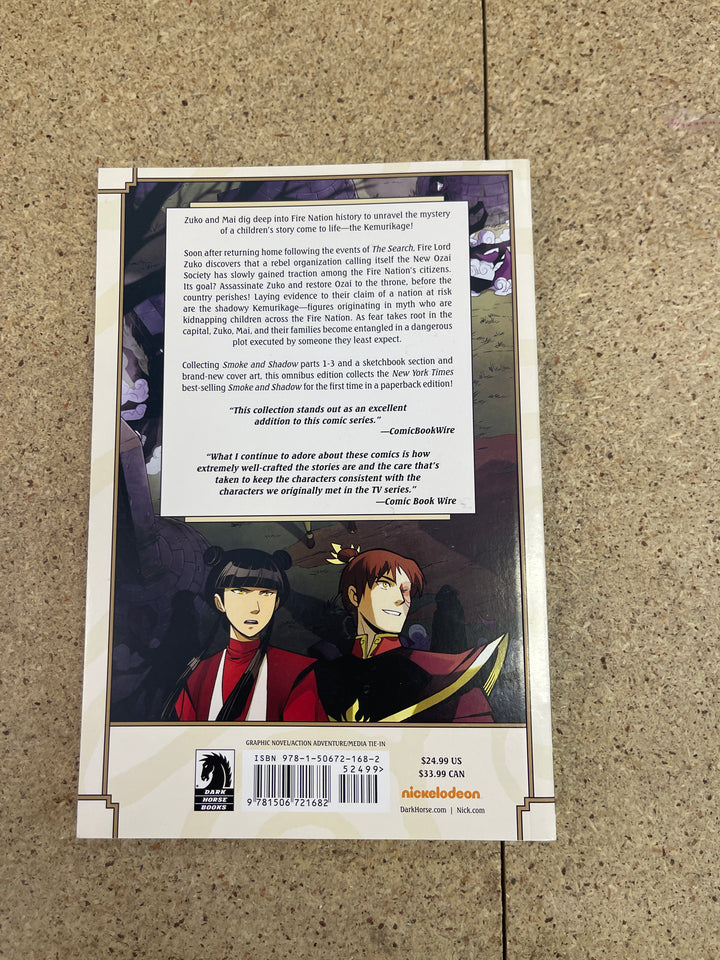 Avatar The Last Airbender #1 Smoke and Shadow TPB