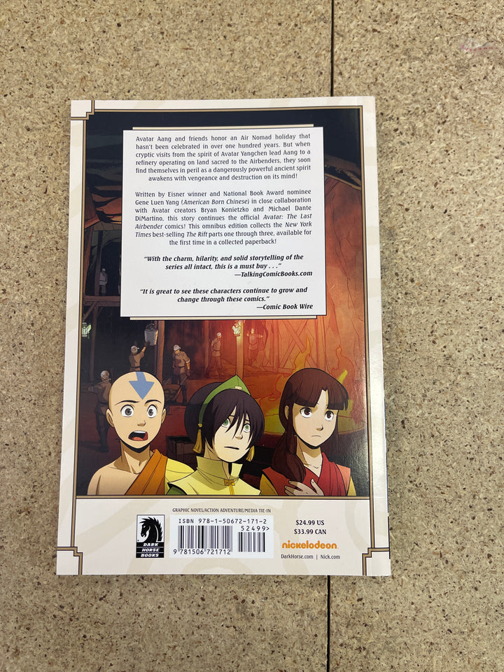 Avatar The Last Airbender #1 The Rift TPB