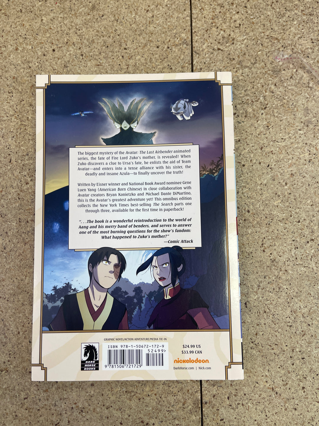 Avatar The Last Airbender #1 The Search TPB