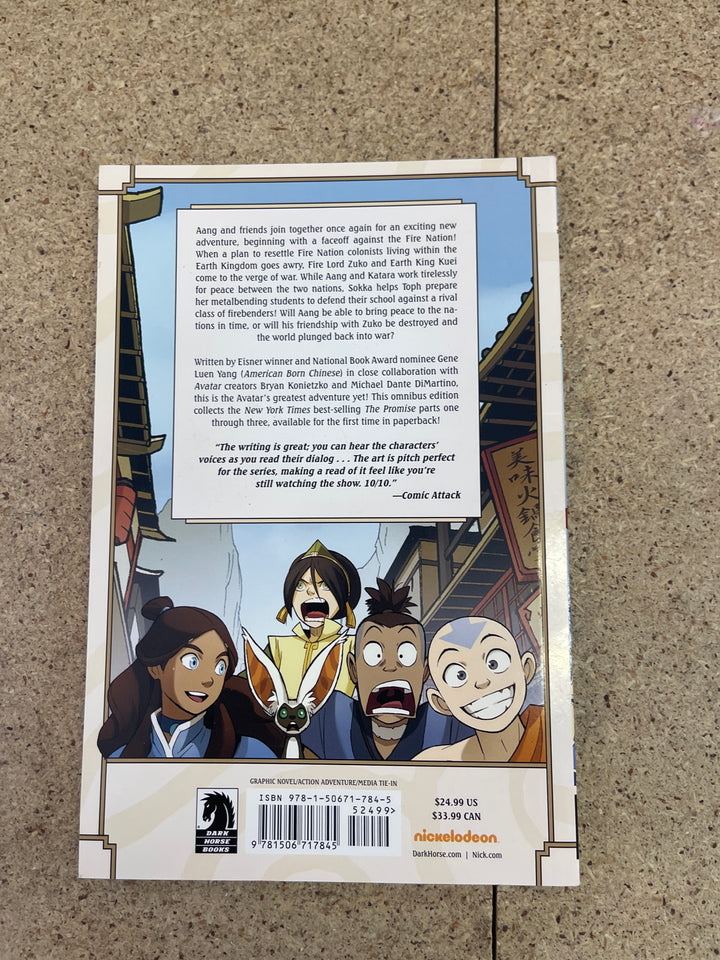 Avatar The Last Airbender #1 The Promise TPB