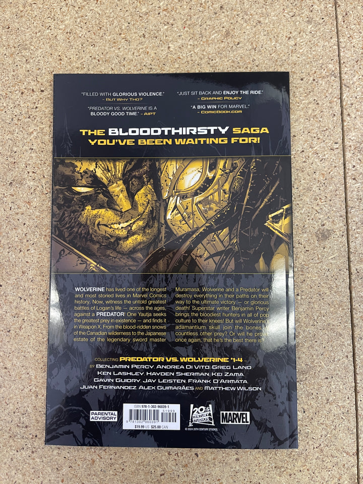 Predator Versus Wolverine #1 TPB