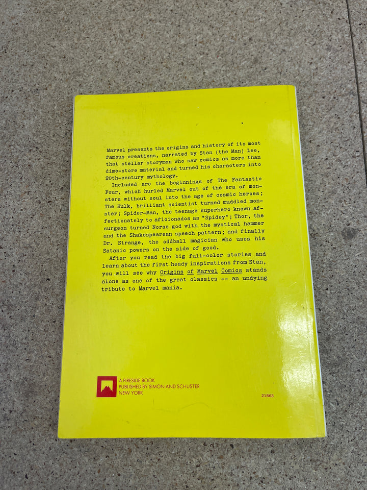 Origins of Marvel Comics by Stan Lee #1 TPB