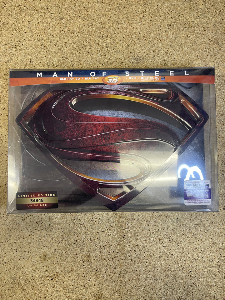 Man Of Steel - Blu-ray 3D/Blu-ray/DVD - Limited Collector's Edition Tin - New