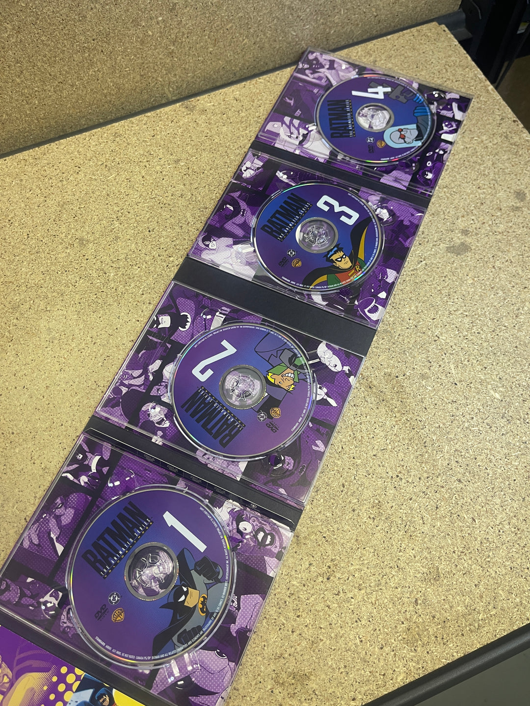 BATMAN THE ANIMATED SERIES COMPLETE VOL 1-4 DVD Sets 16 DISCS