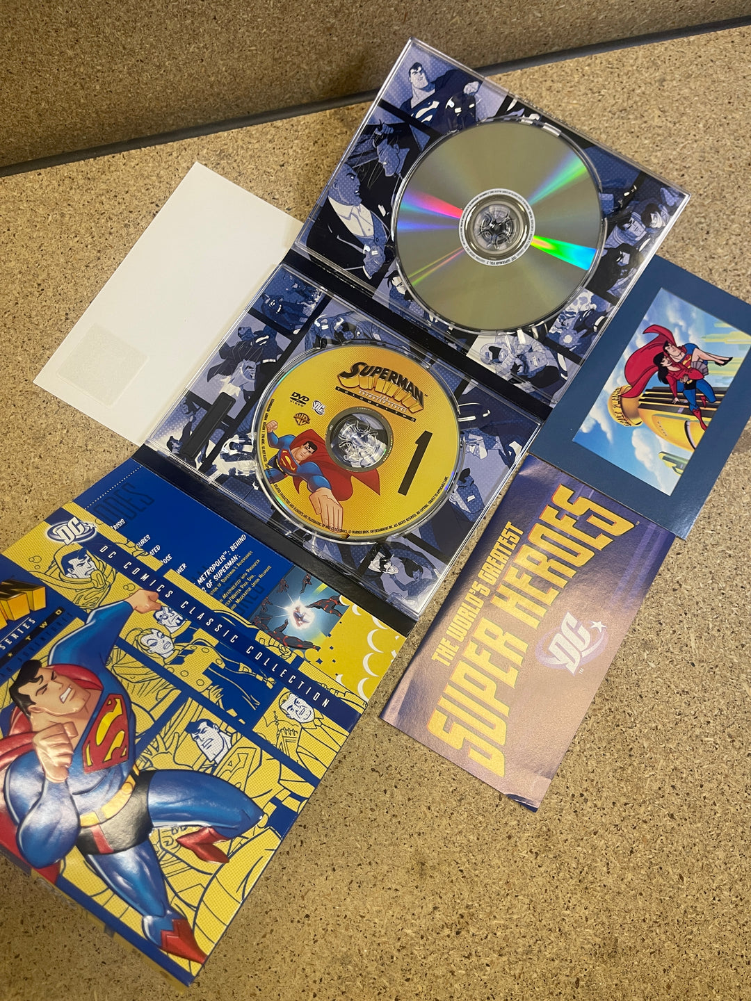 Superman: The Animated Series Complete Set Volume 1-3 Lot DC DVD Collection 1996