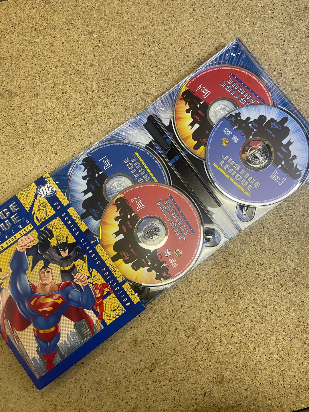 JUSTICE LEAGUE and UNLIMITED Animated Series COMPLETE 4 Volumes