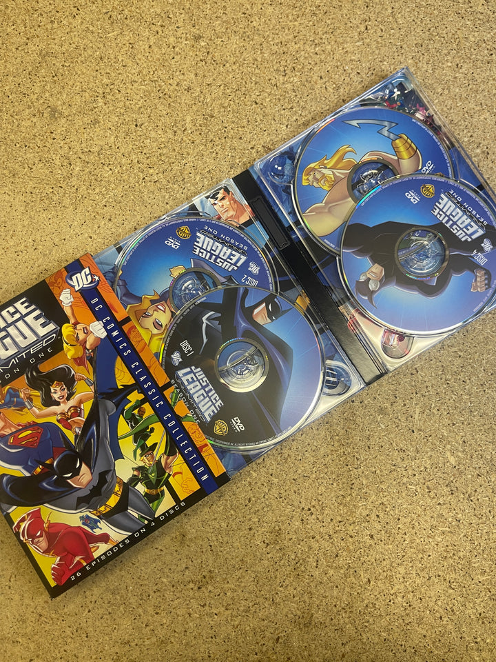 JUSTICE LEAGUE and UNLIMITED Animated Series COMPLETE 4 Volumes