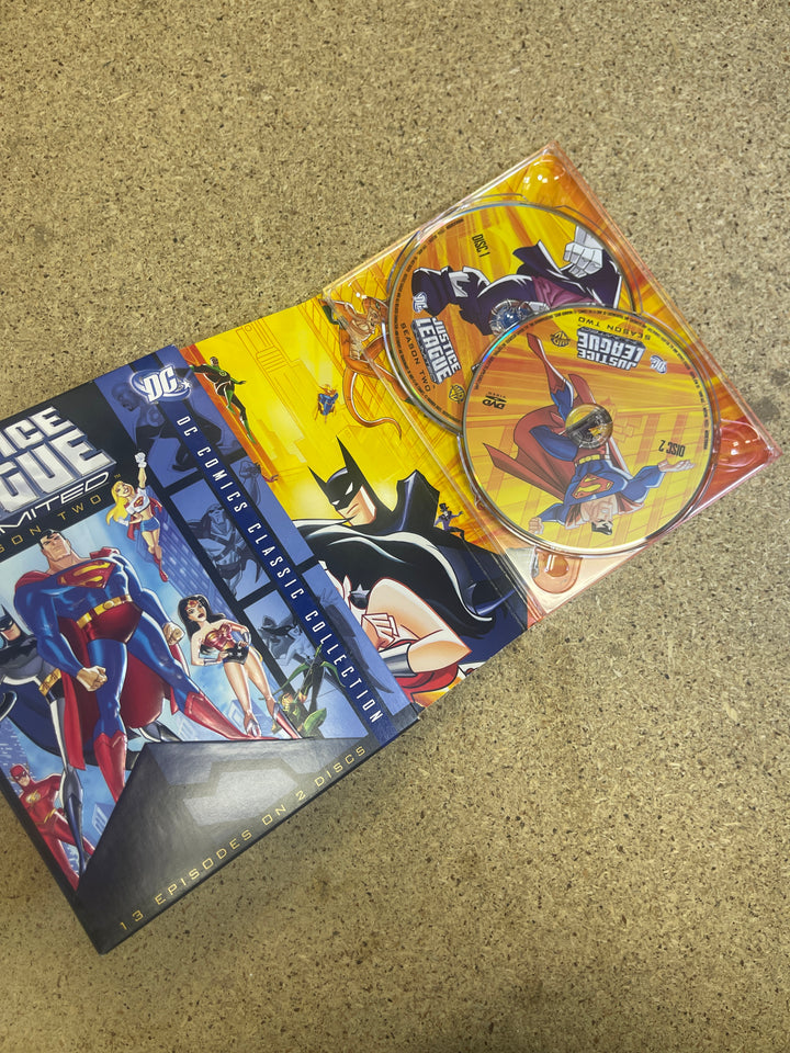 JUSTICE LEAGUE and UNLIMITED Animated Series COMPLETE 4 Volumes