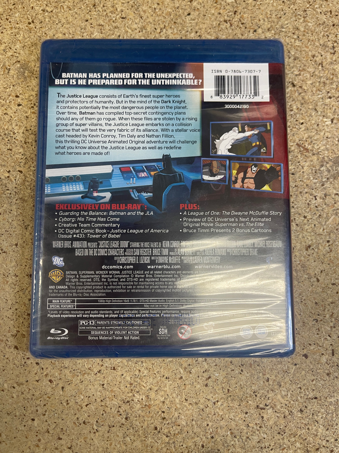 Justice League: Doom Blu-ray Brand New, Factory Sealed