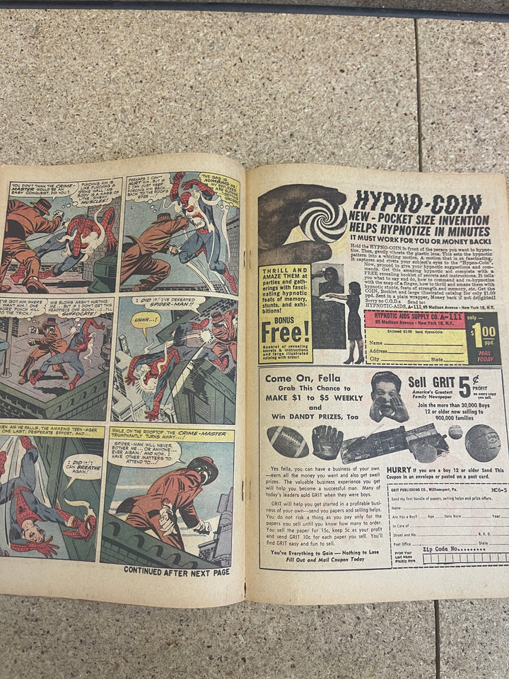 Amazing Spiderman #26 1st Crime Master