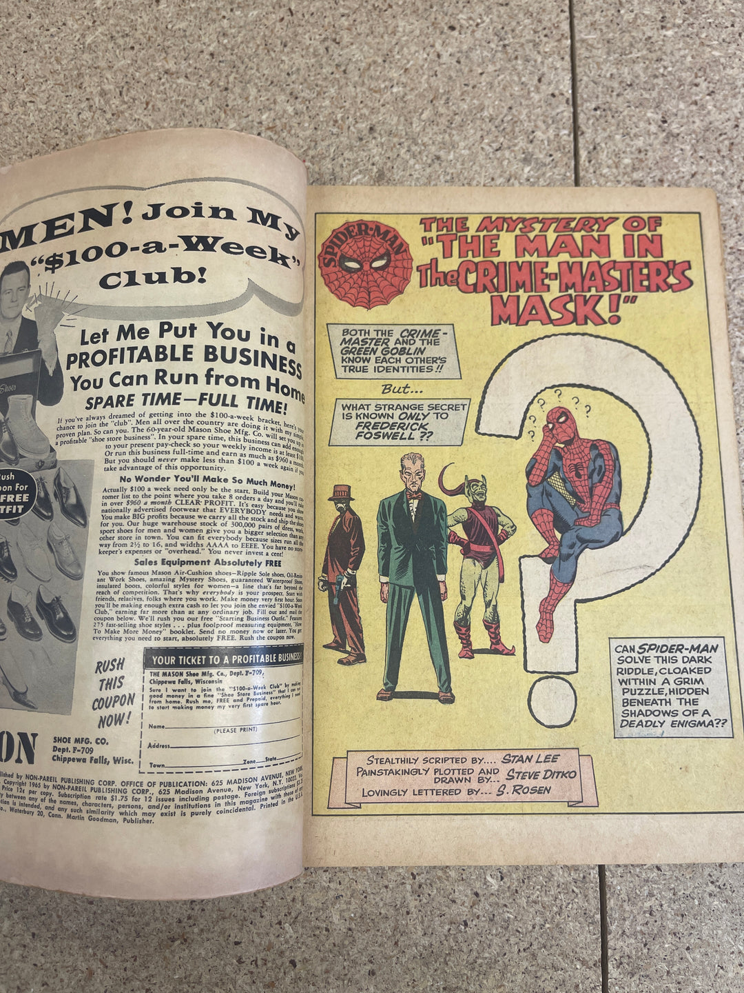 Amazing Spiderman #26 1st Crime Master