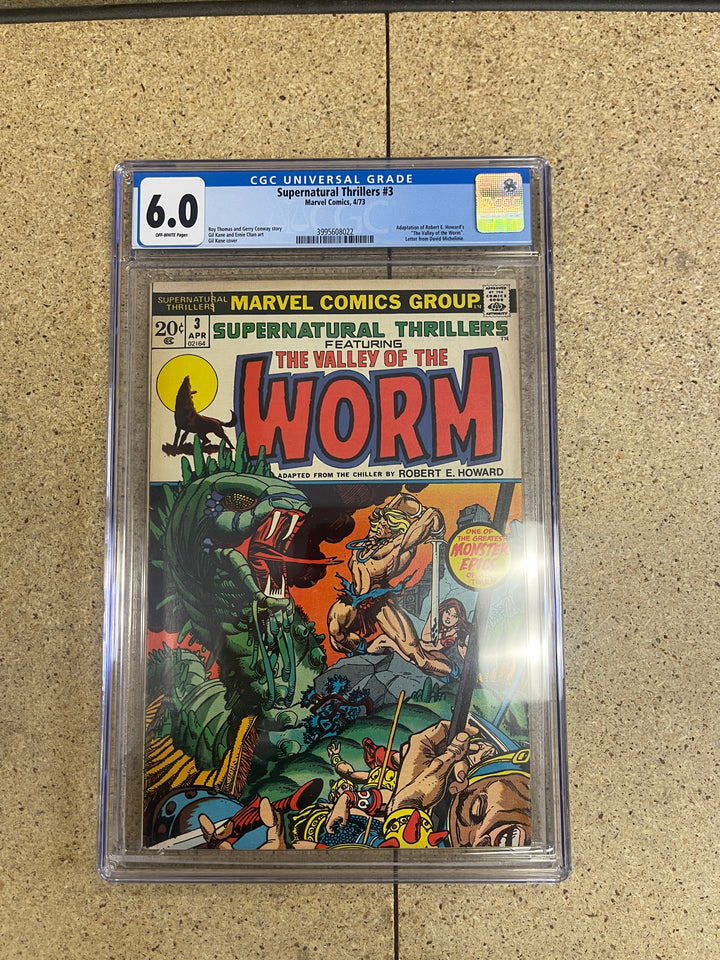 Supernatural Thrillers #3 CGC 6.0