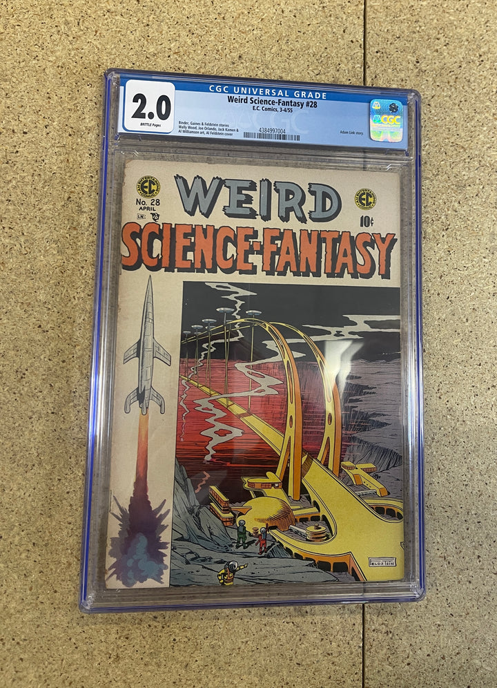 Weird Science Fantasy #28 CGC 2.0