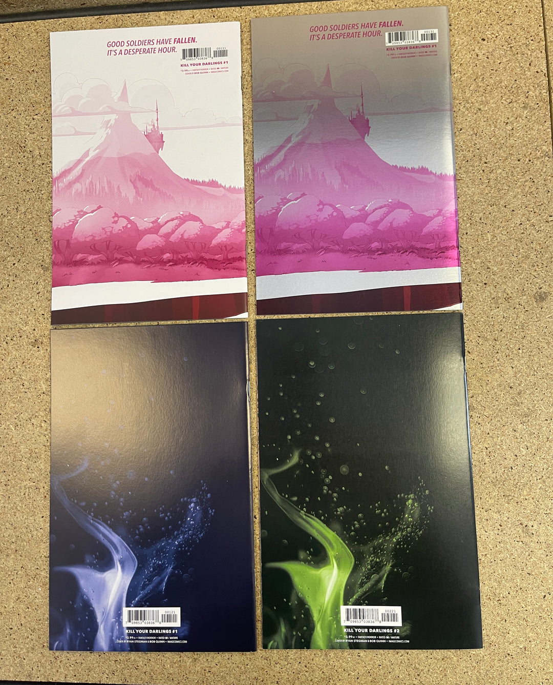 Kill Your Darlings #1-8 Includes 1:25 and Issue 3 recalled