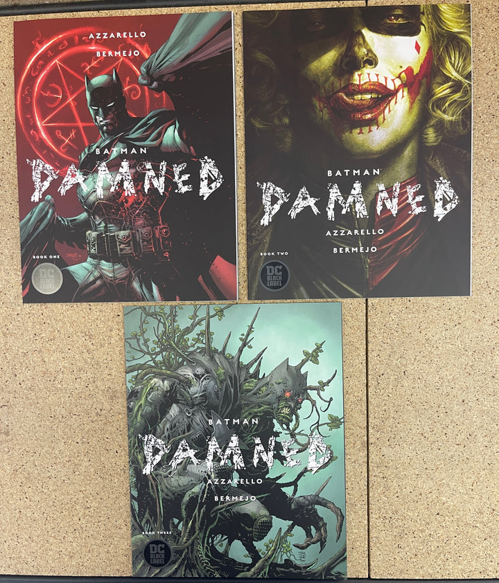 Batman Damned #1-3 Issue #1 Uncensored Jim Lee cover