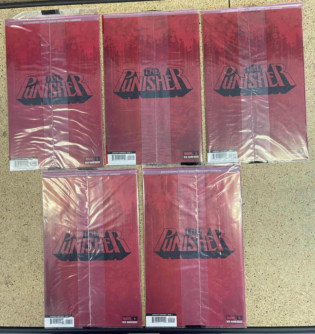 Punisher Red Band #1-5 Sealed