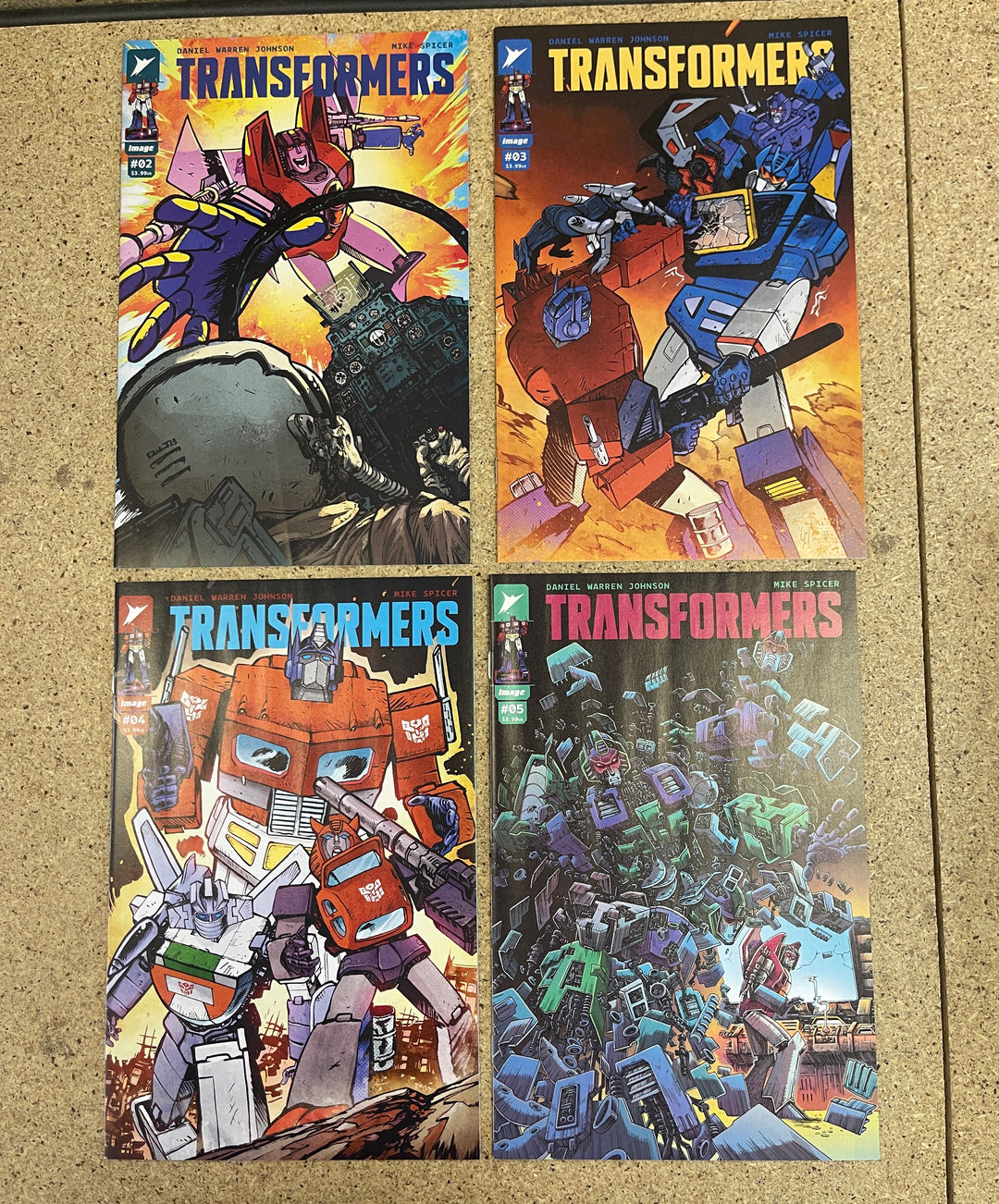 Transformers  #1-24  Includes 1 Noto 1 Autobots 1 Decepticon covers Daniel W Johnson Run