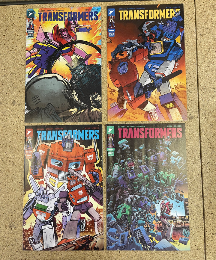 Transformers  #1-24  Includes 1 Noto 1 Autobots 1 Decepticon covers Daniel W Johnson Run