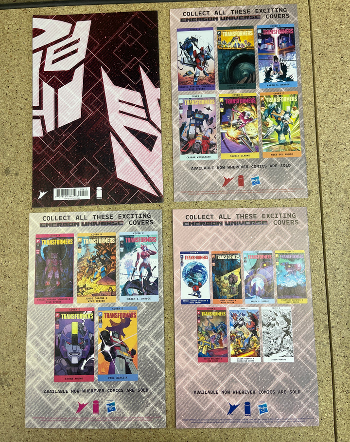 Transformers  #1-24  Includes 1 Noto 1 Autobots 1 Decepticon covers Daniel W Johnson Run