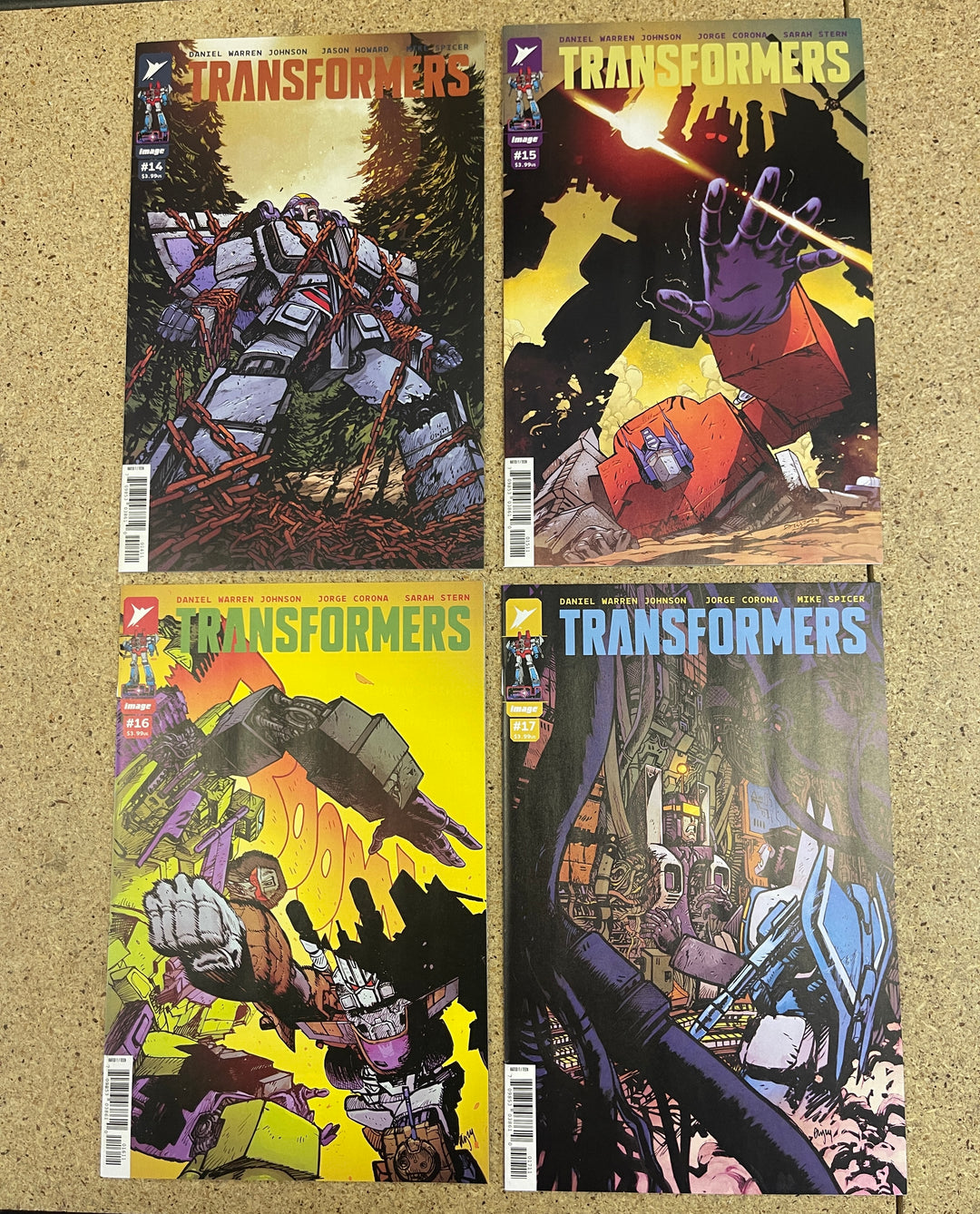 Transformers  #1-24  Includes 1 Noto 1 Autobots 1 Decepticon covers Daniel W Johnson Run