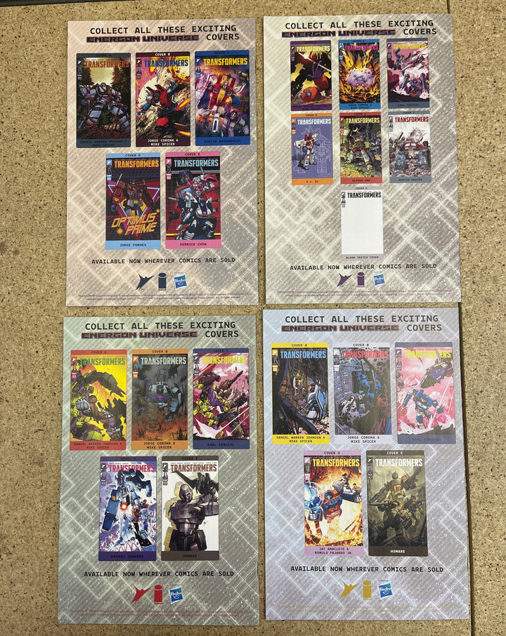 Transformers  #1-24  Includes 1 Noto 1 Autobots 1 Decepticon covers Daniel W Johnson Run