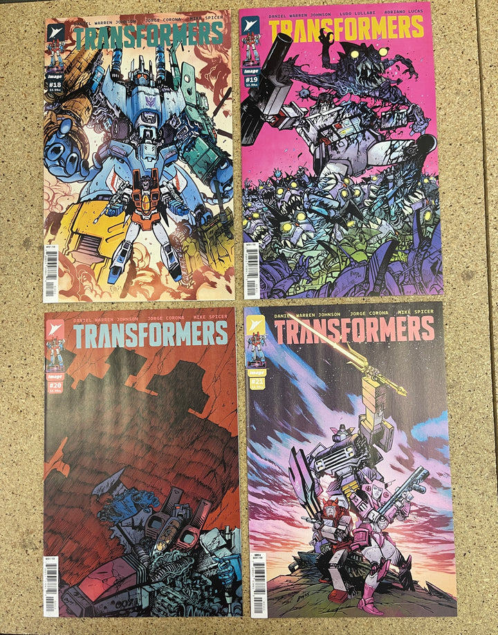 Transformers  #1-24  Includes 1 Noto 1 Autobots 1 Decepticon covers Daniel W Johnson Run
