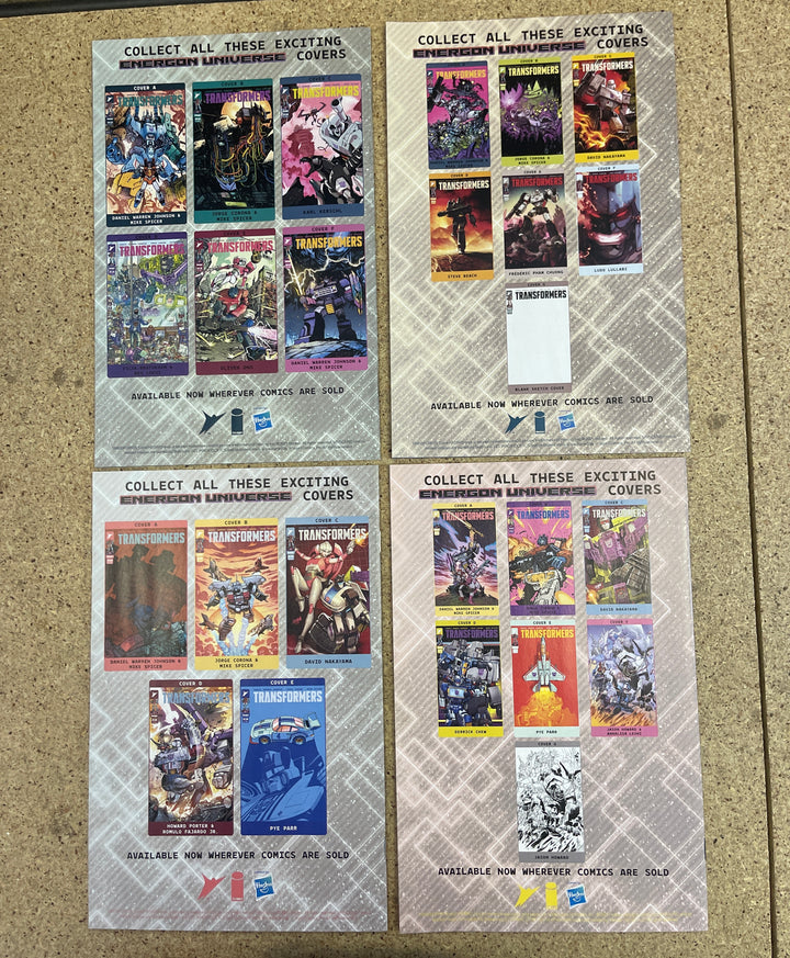 Transformers  #1-24  Includes 1 Noto 1 Autobots 1 Decepticon covers Daniel W Johnson Run