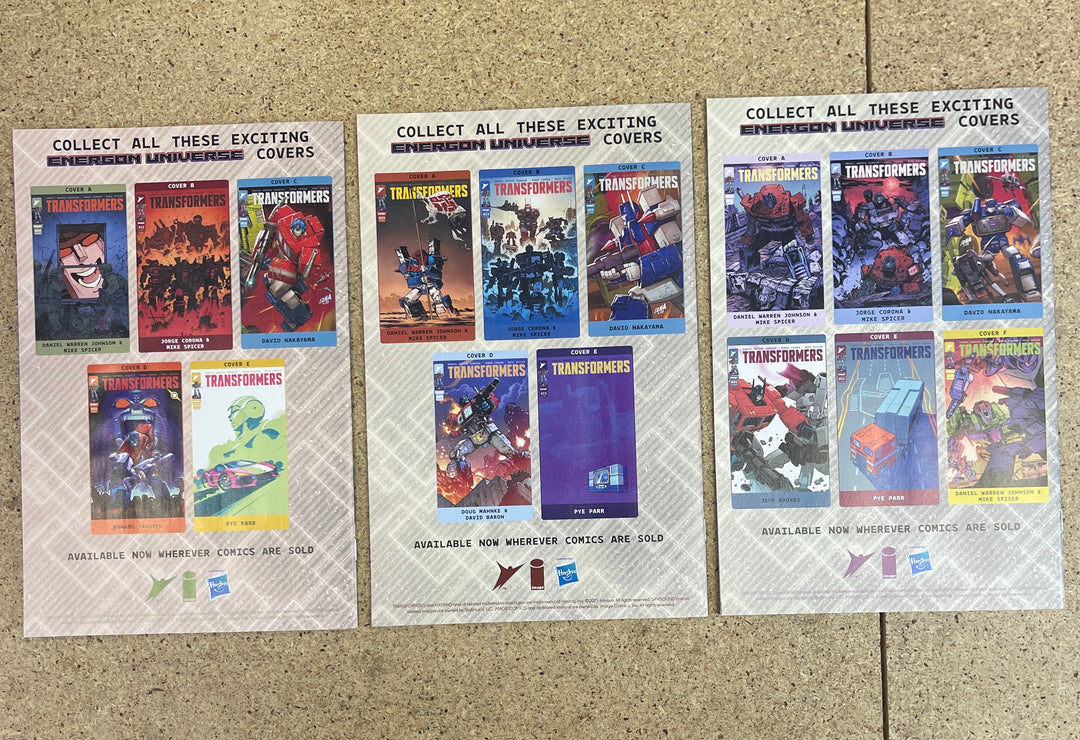 Transformers  #1-24  Includes 1 Noto 1 Autobots 1 Decepticon covers Daniel W Johnson Run