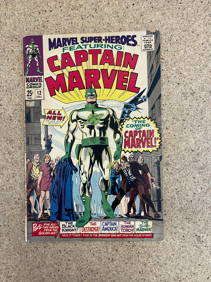 Marvel Super Heroes #12 1st Captain Marvel