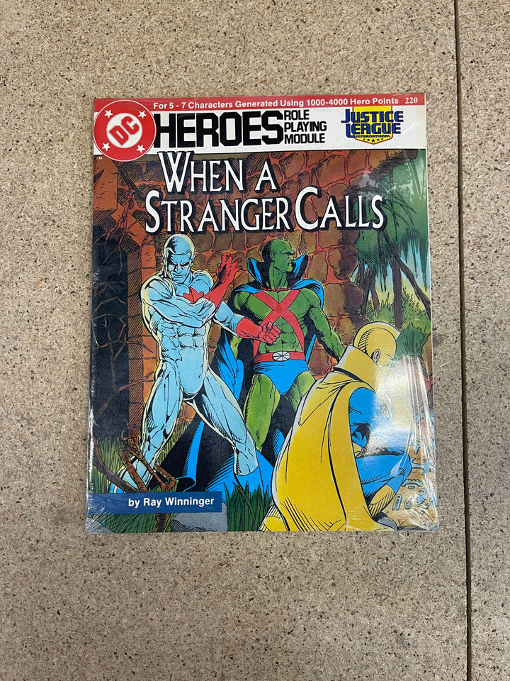 DC Heroes Role Playing Module #1 When A Stranger Calls
