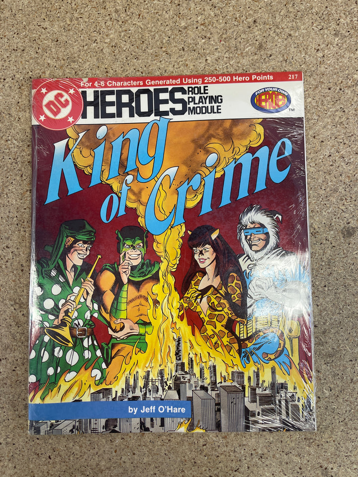 DC Heroes Role Playing Module #1 King of Crime