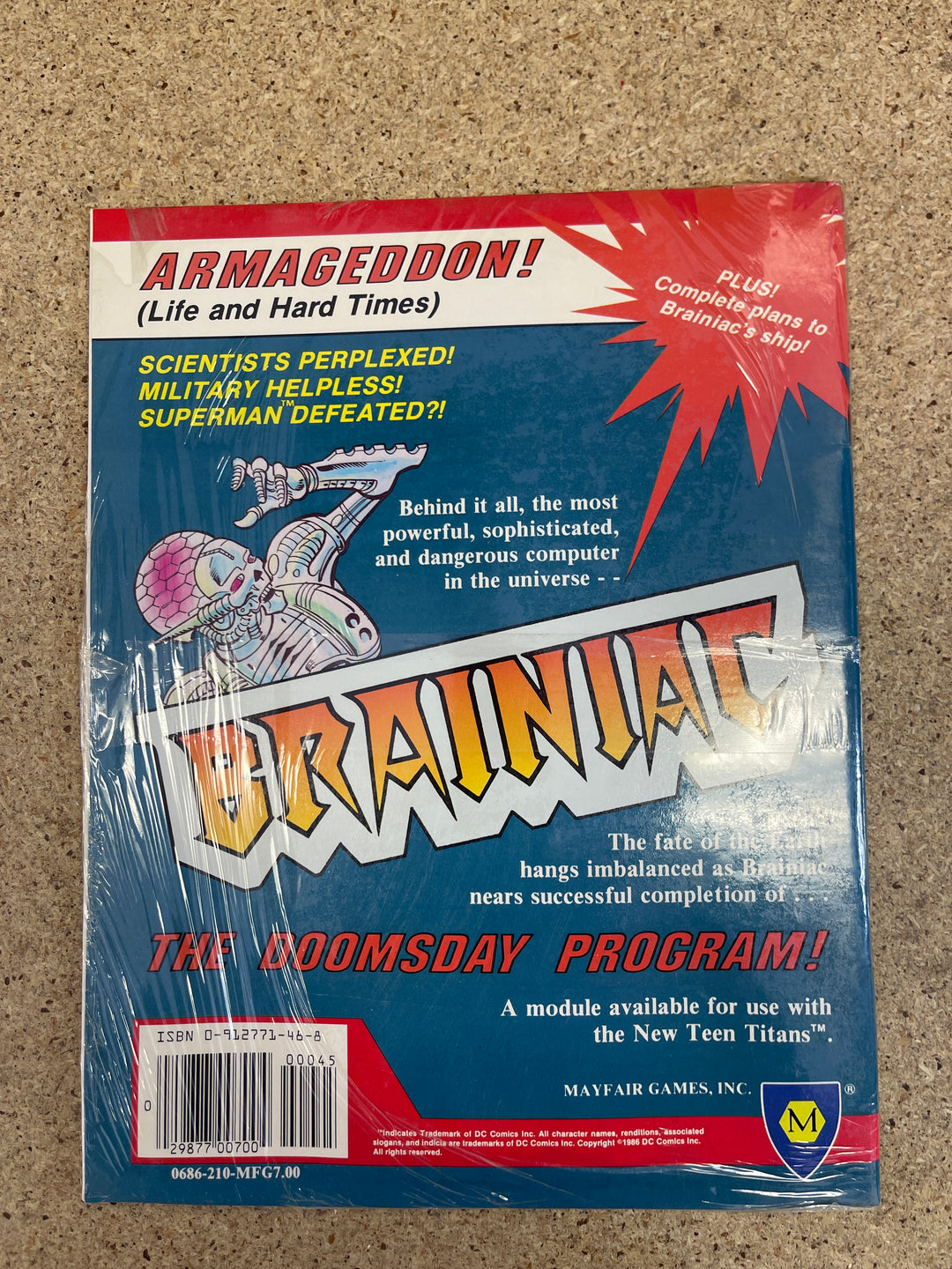 DC Heroes Role Playing Module #1 The Doomsday Program